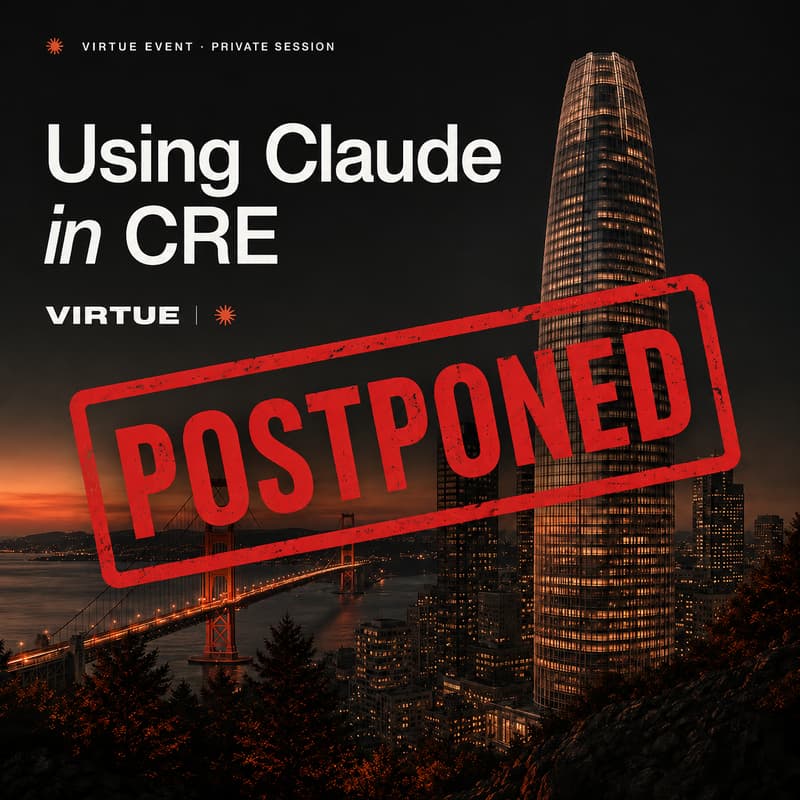 Cover Image for Using Claude in CRE - Hosted by Virtue