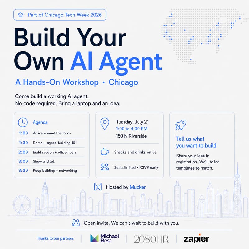 Cover Image for Build Your Own AI Agent: Part of Chicago Tech Week 2026