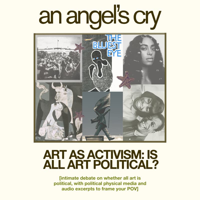 Cover Image for art as activism: is all art political?