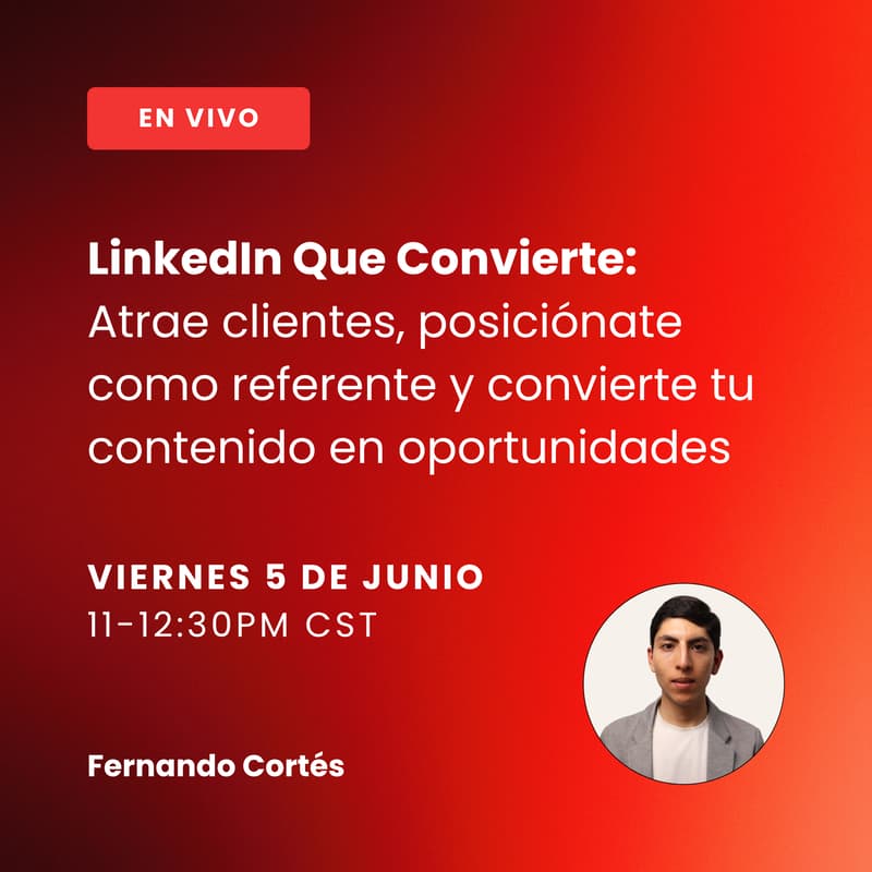 Cover Image for LinkedIn Que Convierte: Atrae clientes, posiciónate como referente y convierte tu perfil en oportunidades de negocio