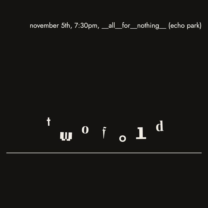 Cover Image for twofold