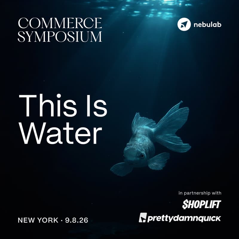 Cover Image for Commerce Symposium: This Is Water | NY