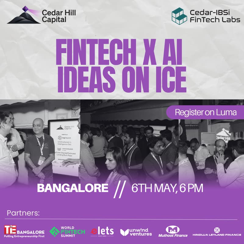 Cover Image for FinTech X AI Ideas on ice - Happy Hour