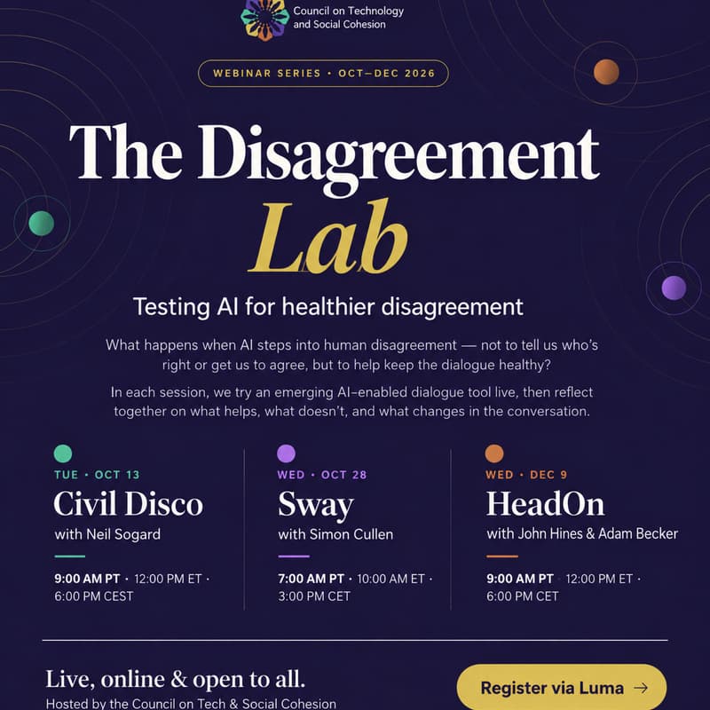 Cover Image for The Disagreement Lab: Spotlighting Civil Disco