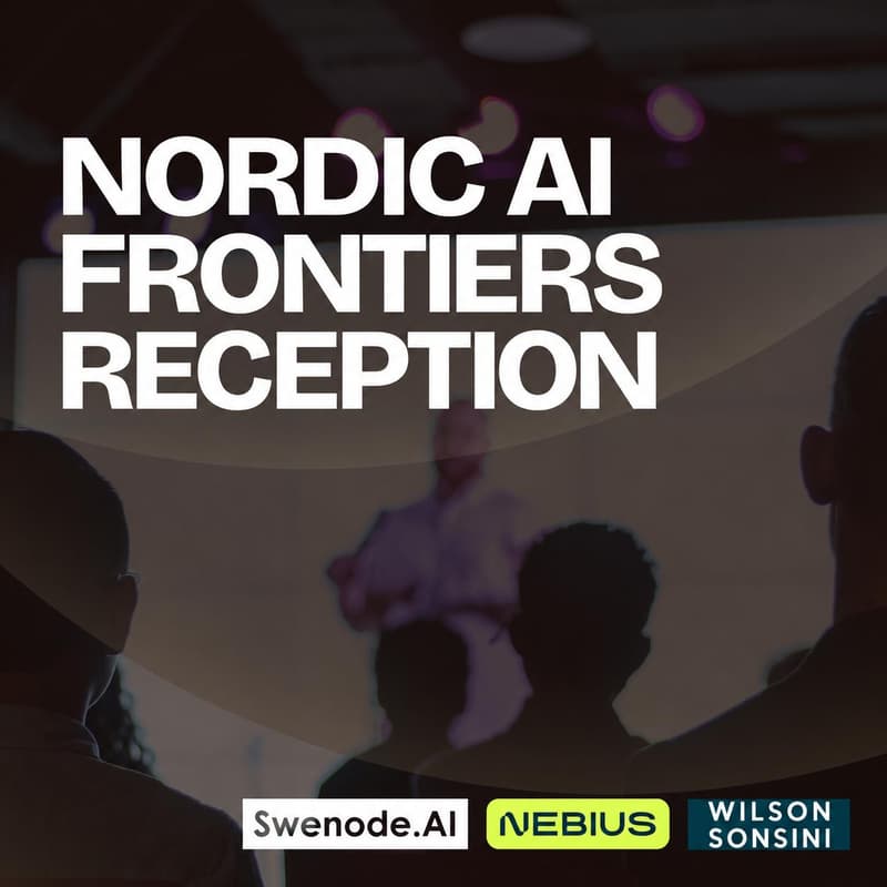 Cover Image for Nordic AI Frontiers Reception