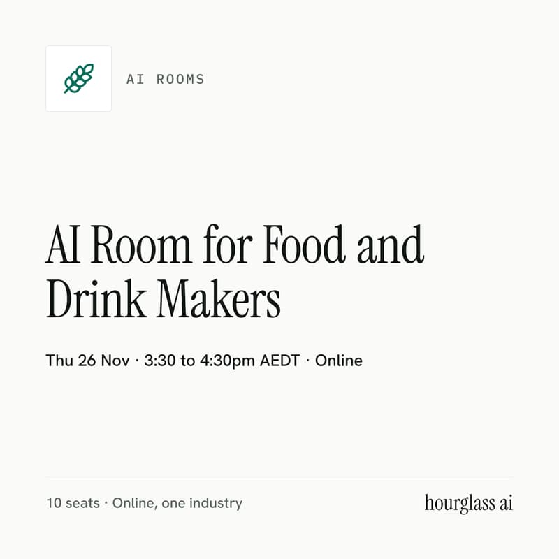 Cover Image for AI Room for Food and Drink Makers