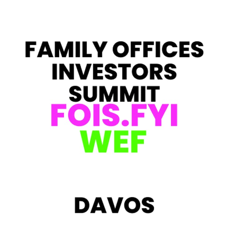 Cover Image for 🇨🇭Family Office Investors Summit + Lunch, Michelin‑Dinner · Trading Live 🥂🕯📍Davos 2027📍January 18-22 2027