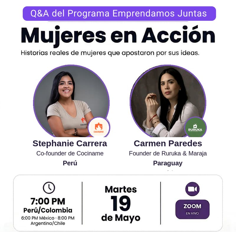 Cover Image for Mujeres en Acción | Historias reales de mujeres que apostaron por sus ideas✨