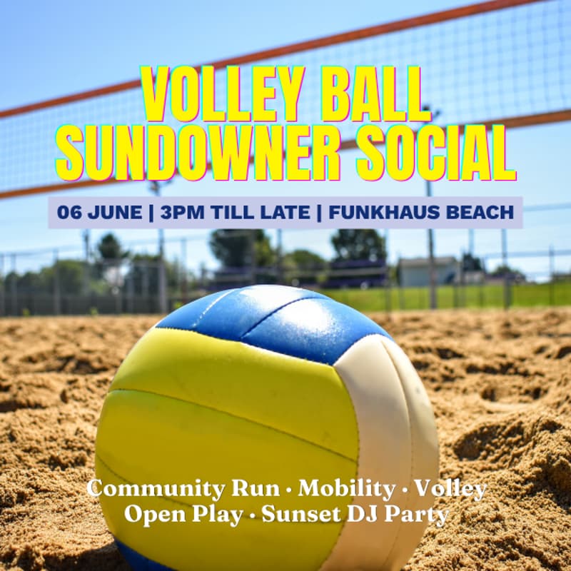 Cover Image for Volleyball Sundowner Social: Run, Move, Play | The A Society x Lymca