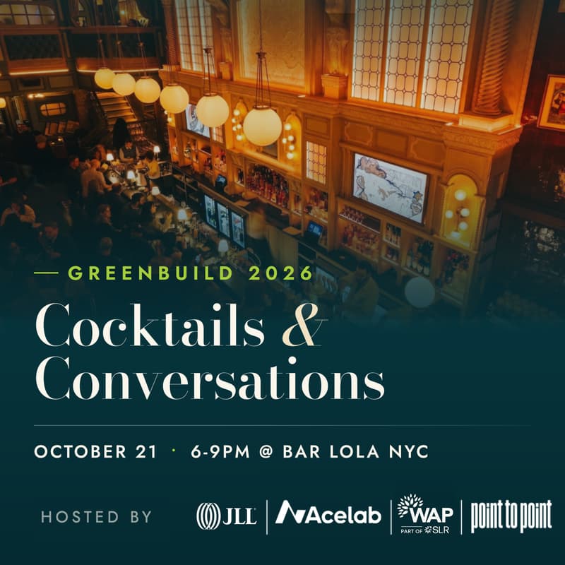 Cover Image for Cocktails & Conversations @ Greenbuild