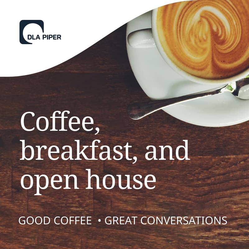 Cover Image for Coffee cart and breakfast open house at DLA Piper