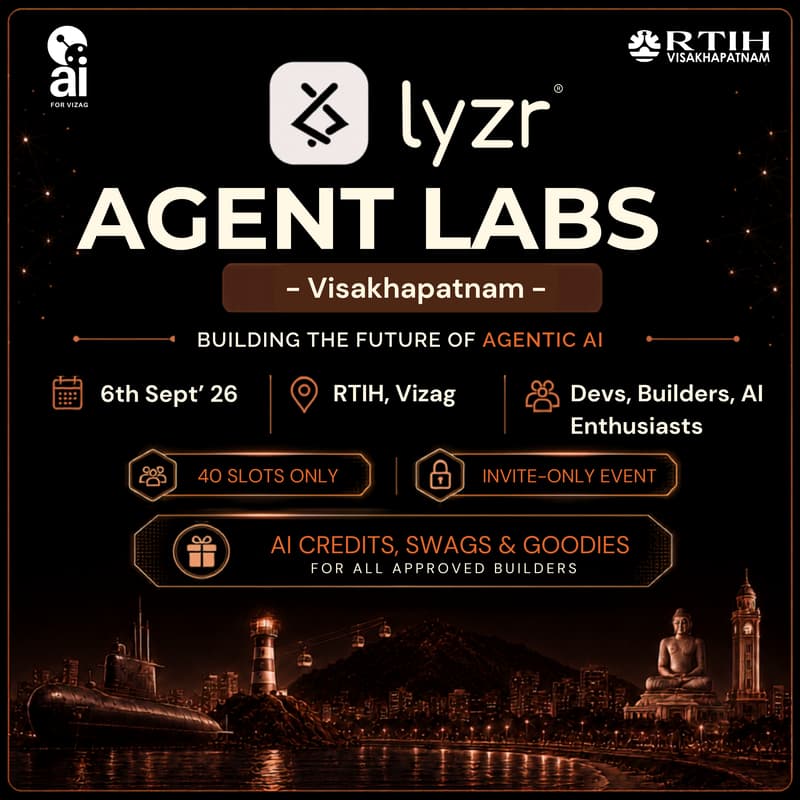 Cover Image for Lyzr Agent Labs - Vizag