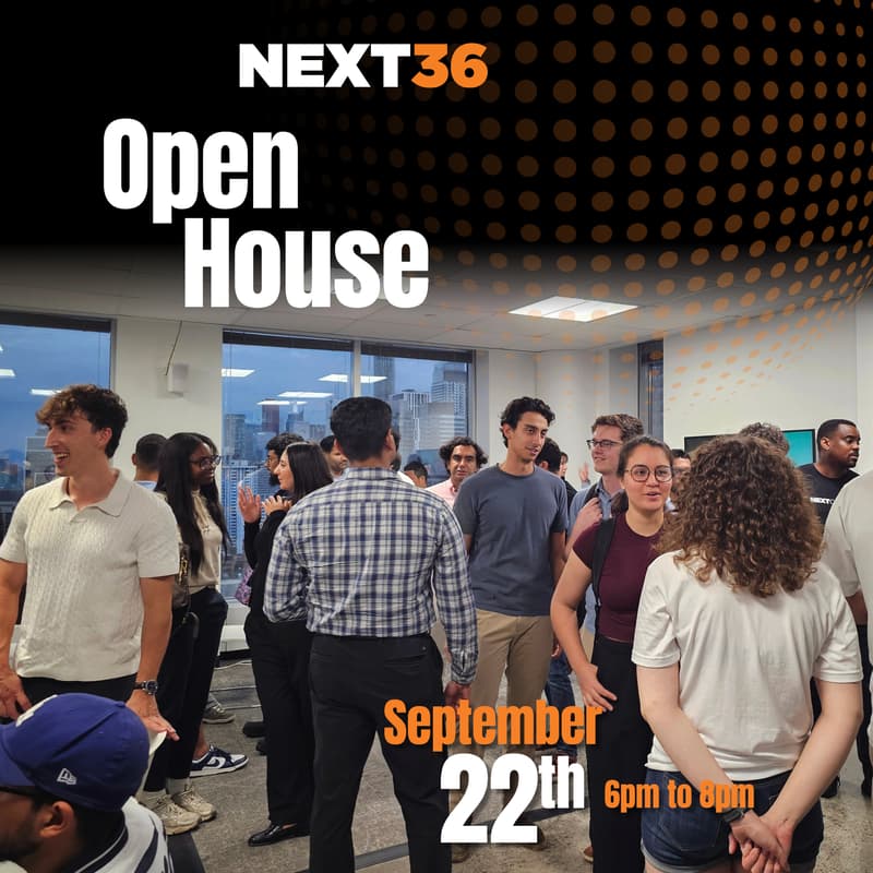 Cover Image for NEXT36 | Toronto Open House!