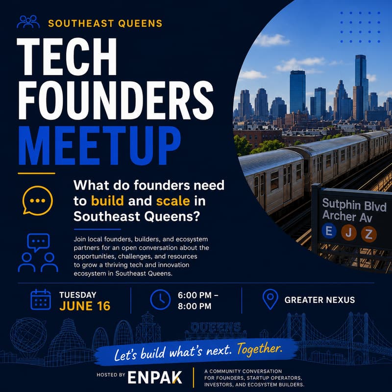 Cover Image for Southeast Queens Tech Founders Meetup
