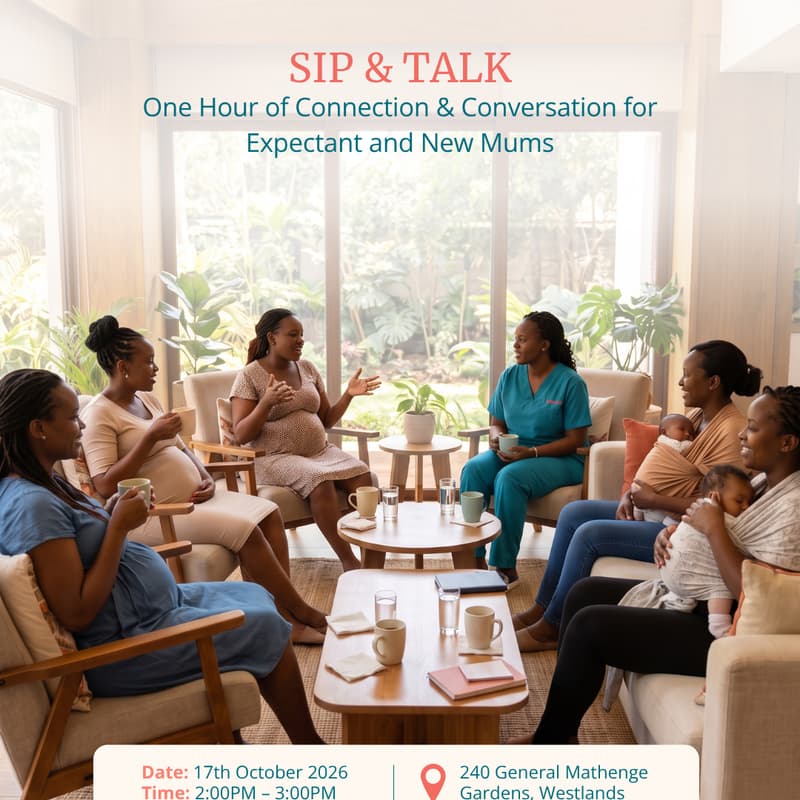 Cover Image for Sip & Talk | One Hour of Connection & Conversation for Expectant and New Mums