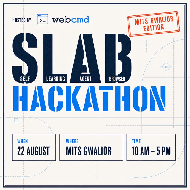 Cover Image for SLAB Hackathon - MITS (Gwalior)