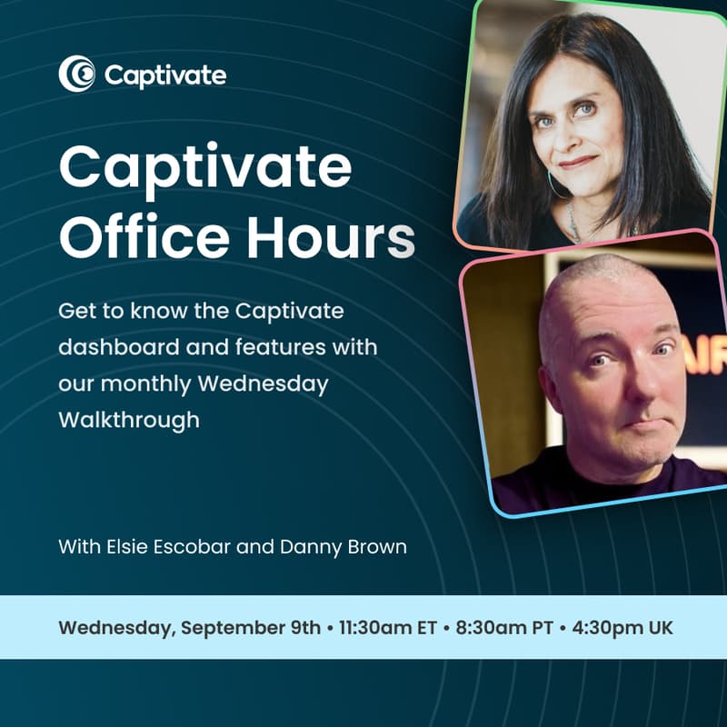 Cover Image for Captivate Office Hours