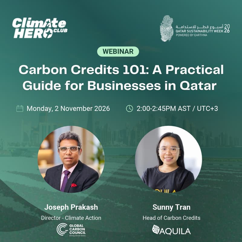 Cover Image for Carbon Credits 101: A Practical Guide for Businesses in Qatar