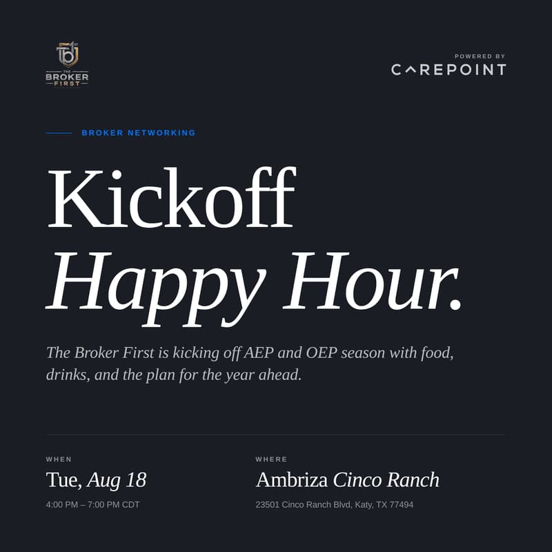Cover Image for The Broker First Kickoff Happy Hour