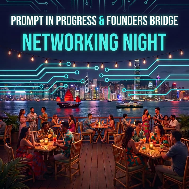 Cover Image for Prompt in Progress x Founders Bridge Networking Night (August Edition)