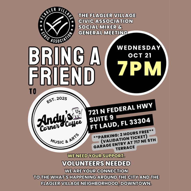 Cover Image for Flagler Village Civic Meeting
