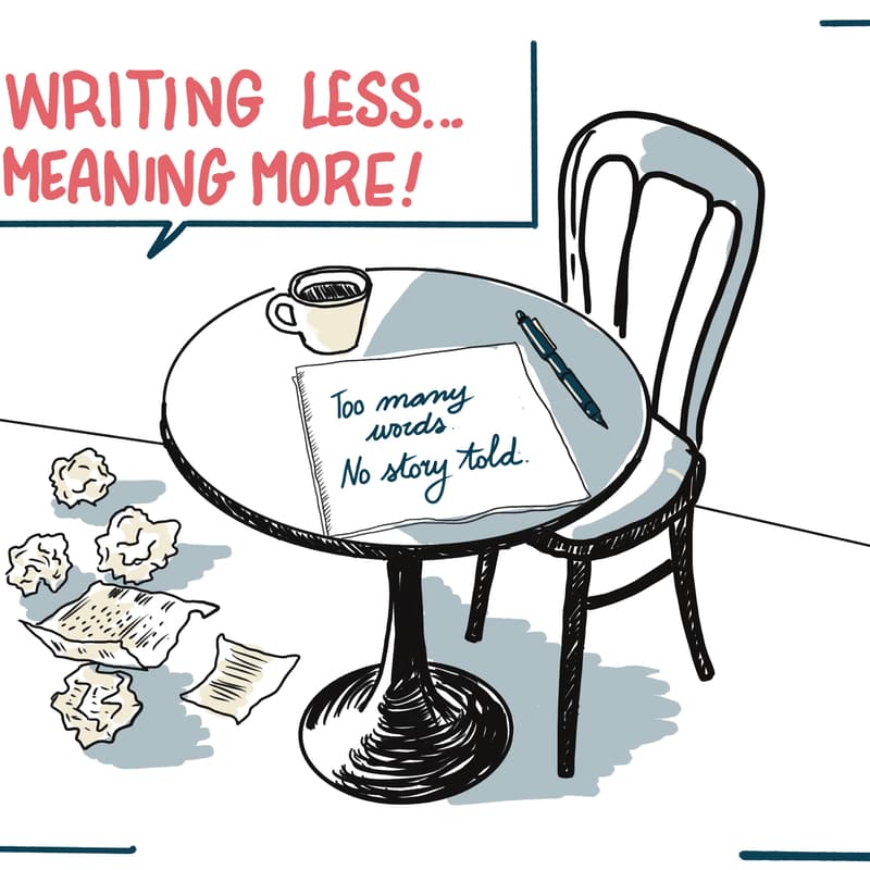 Cover Image for Writing less, meaning more