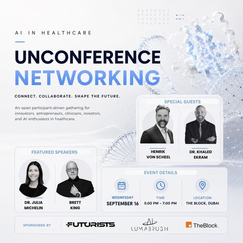 Cover Image for AI in Healthcare Unconference. Networking- Edition 3
