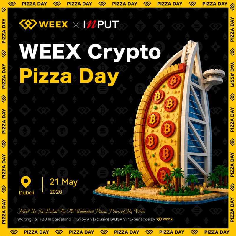 Cover Image for WEEX Crypto Pizza Day: A Slice of History