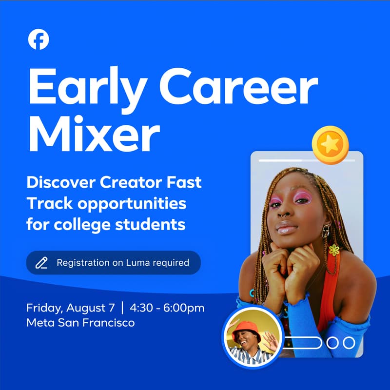 Cover Image for SF Early Career Mixer, hosted by Facebook
