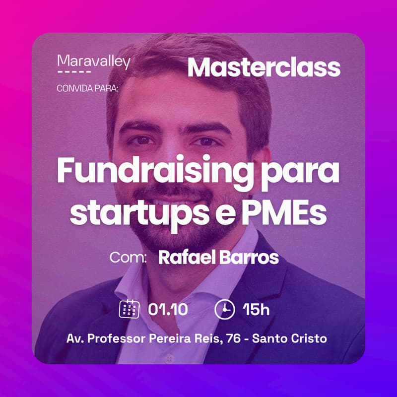 Cover Image for Masterclass - Fundraising para startups e PMEs