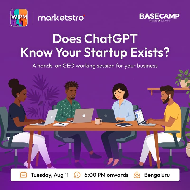 Cover Image for Does ChatGPT Know Your Startup Exists? (A hands-on GEO working session for builders)