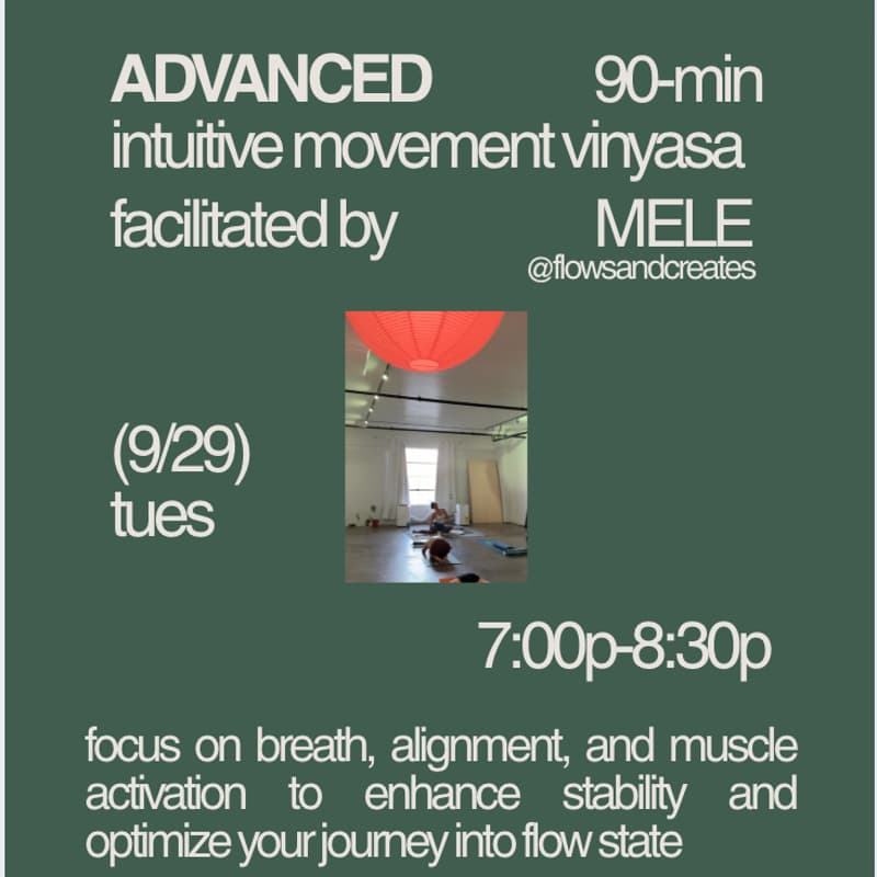 Cover Image for advanced intuitive movement with mele