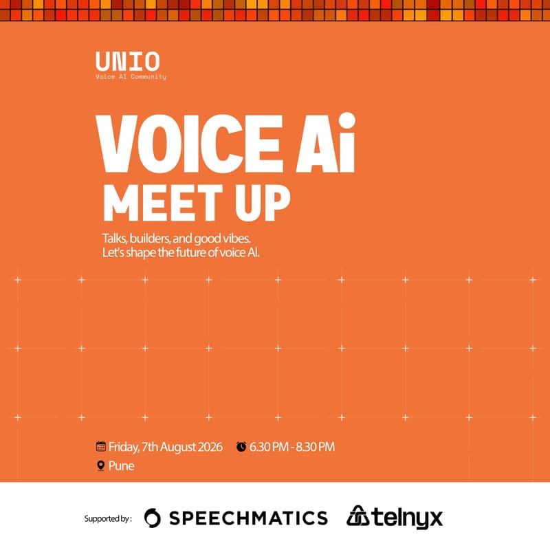 Cover Image for Voice AI Meetup: Every Layer of the Stack, One Night in Pune