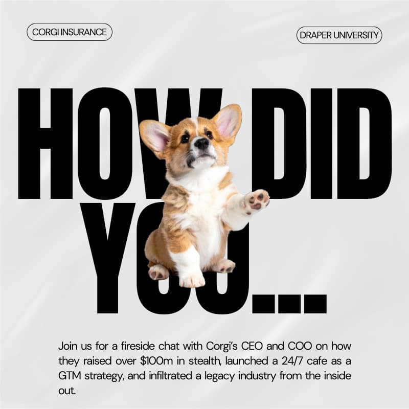 Cover Image for Fireside Chat with Corgi CEO & COO