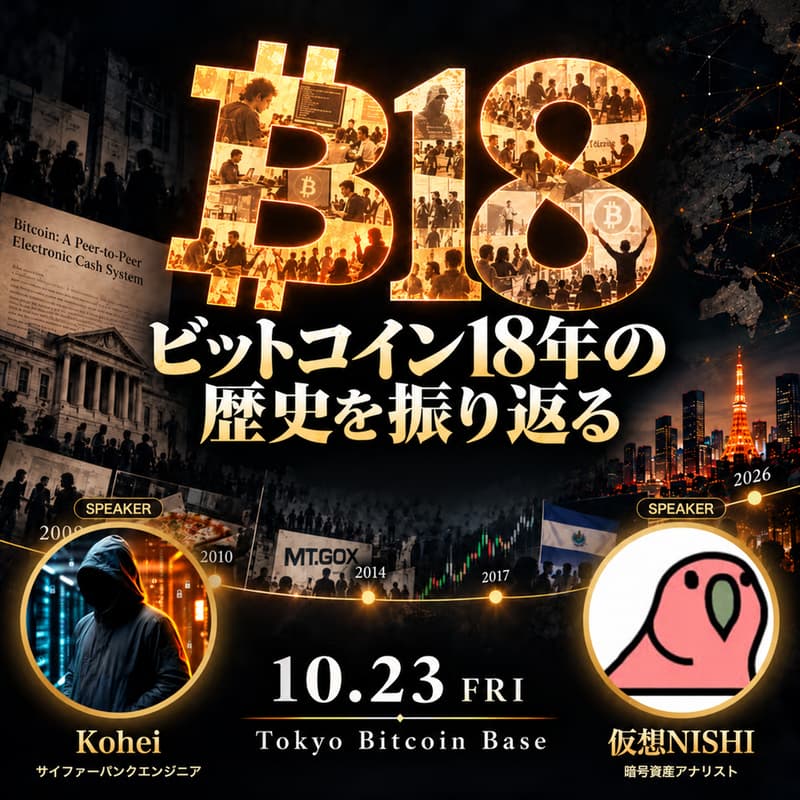 Cover Image for ビットコイン生誕記念｜ホワイトペーパーの日を前に18年を振り返る