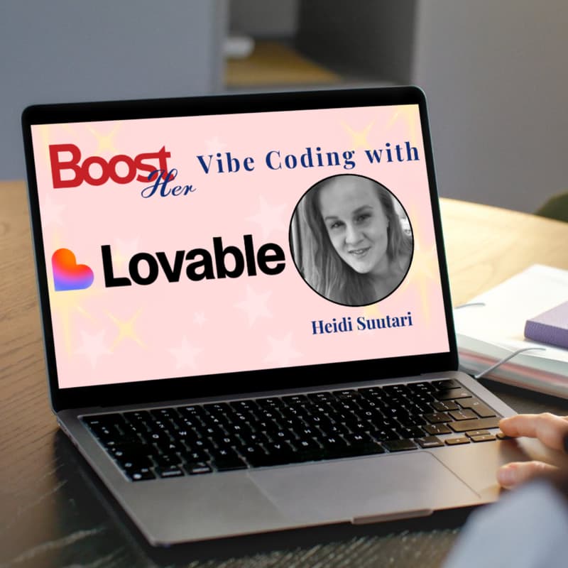 Cover Image for Vibe Coding w/ Heidi Suutari + Lovable!