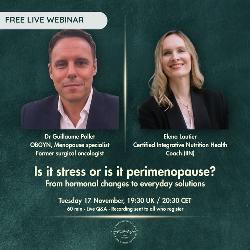 Cover Image for Is it stress or is it perimenopause? From hormonal changes to everyday solutions
