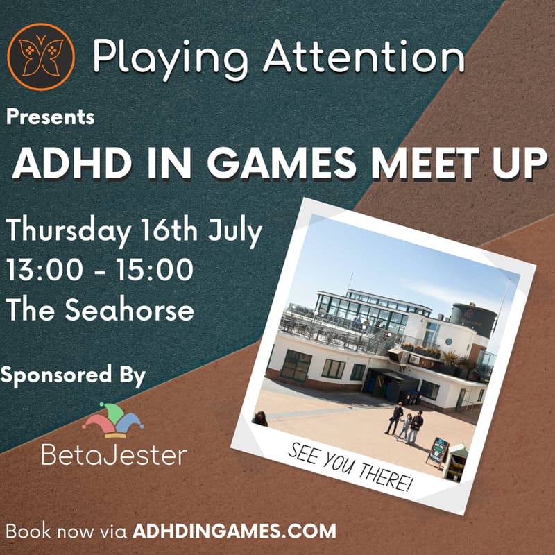 Cover Image for ADHD in Games Meet-Up - Develop 2026