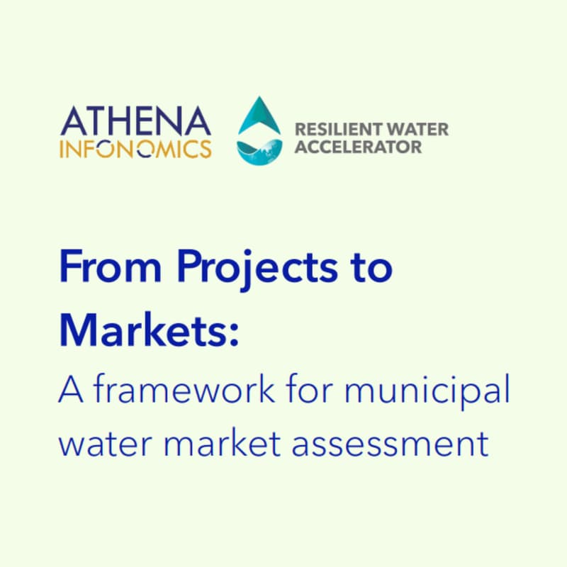 Cover Image for From Projects to Markets: Making Urban Water Markets Legible to Finance