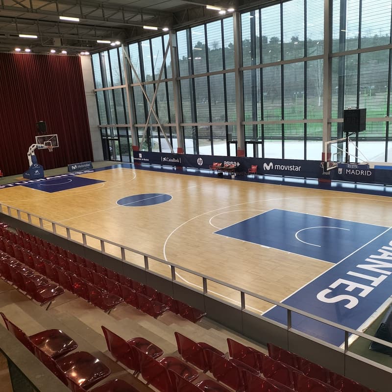Cover Image for Competitive Indoor Pickup Basketball at Caja Mágica