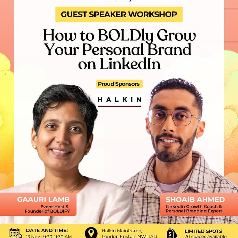 Cover Image for How to BOLDly Grow Your Personal Brand on LinkedIn.