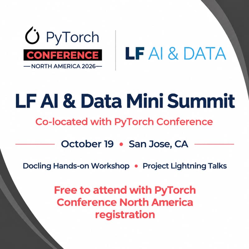 Cover Image for LF AI & Data Mini Summit at PyTorch Conference NA