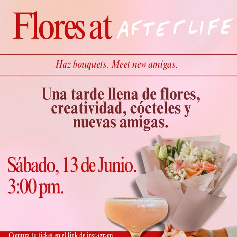 Cover Image for 🌸Flores at Afterlife🌸Haz bouquets. Meet new amigas.