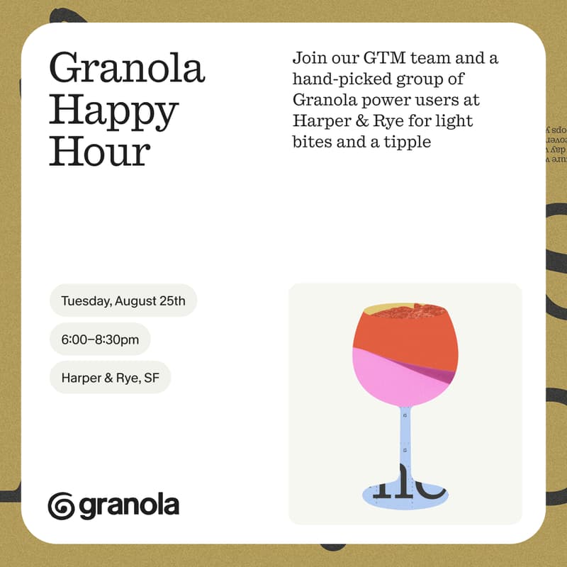 Cover Image for Granola Happy Hour