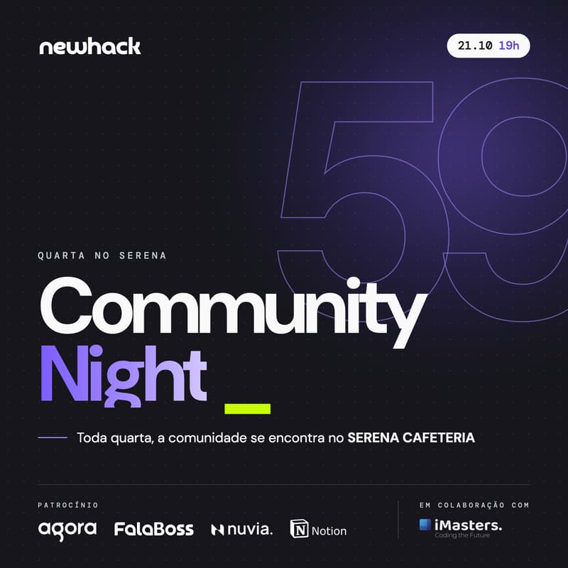 Cover Image for Quarta no Serena #59 | Community Night & Notion
