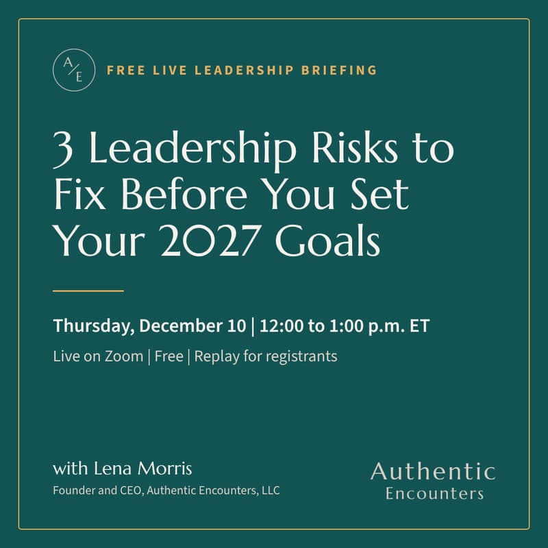 Cover Image for 3 Leadership Risks to Fix Before You Set 2027 Goals