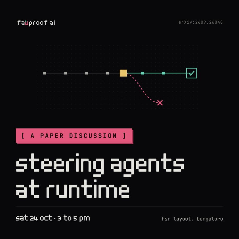 Cover Image for Paper Discussion: Steering Agents at Runtime