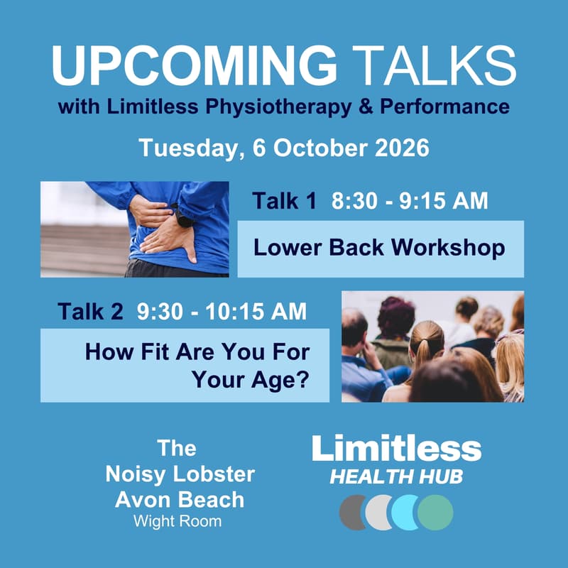 Cover Image for Move Well for Life - Two Workshops with Limitless Physiotherapy