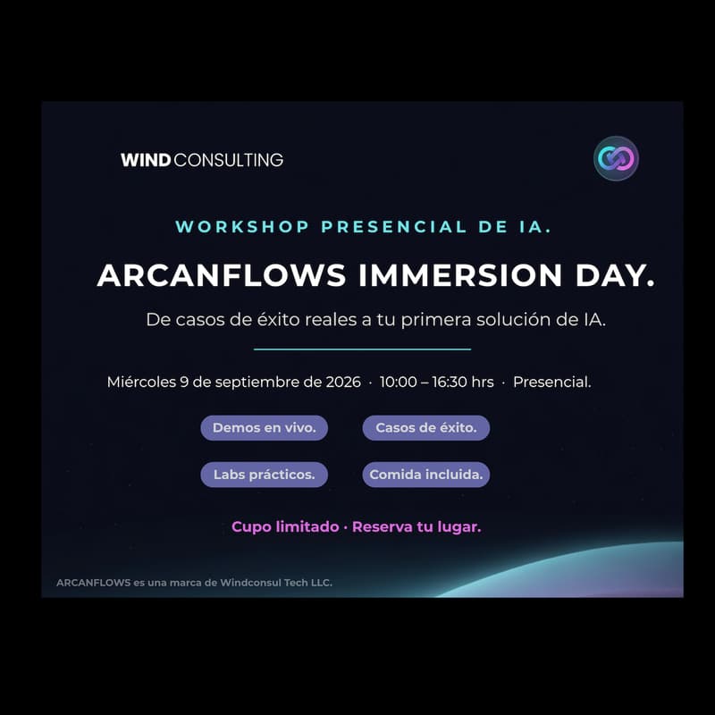 Cover Image for IA Real, Casos Reales: ArcanFlows Immersion Day