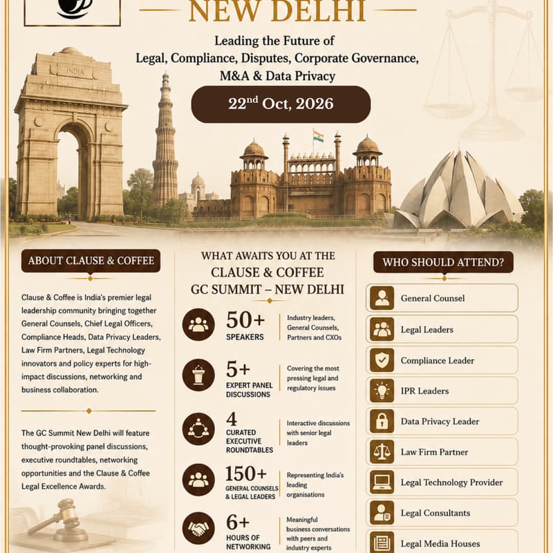 Cover Image for Clause & Coffee GC Summit & Awards: New Delhi